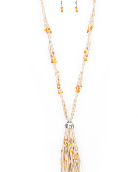 Summery Sensations ~ Orange Necklace