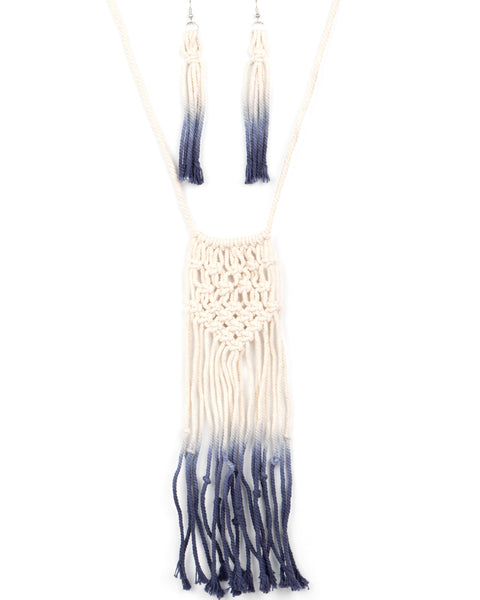 Surfin' The Net ~ Blue Necklace