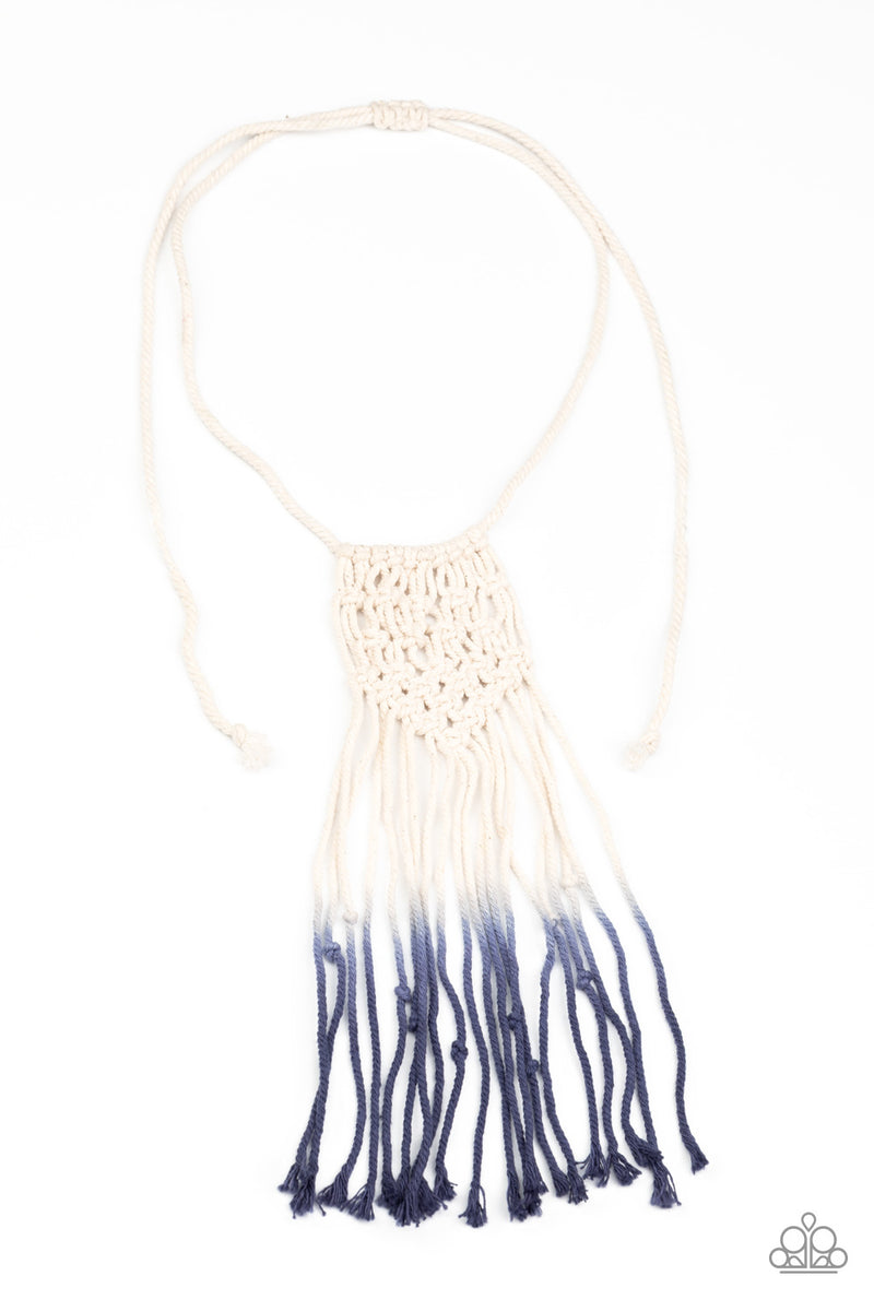 Surfin' The Net ~ Blue Necklace