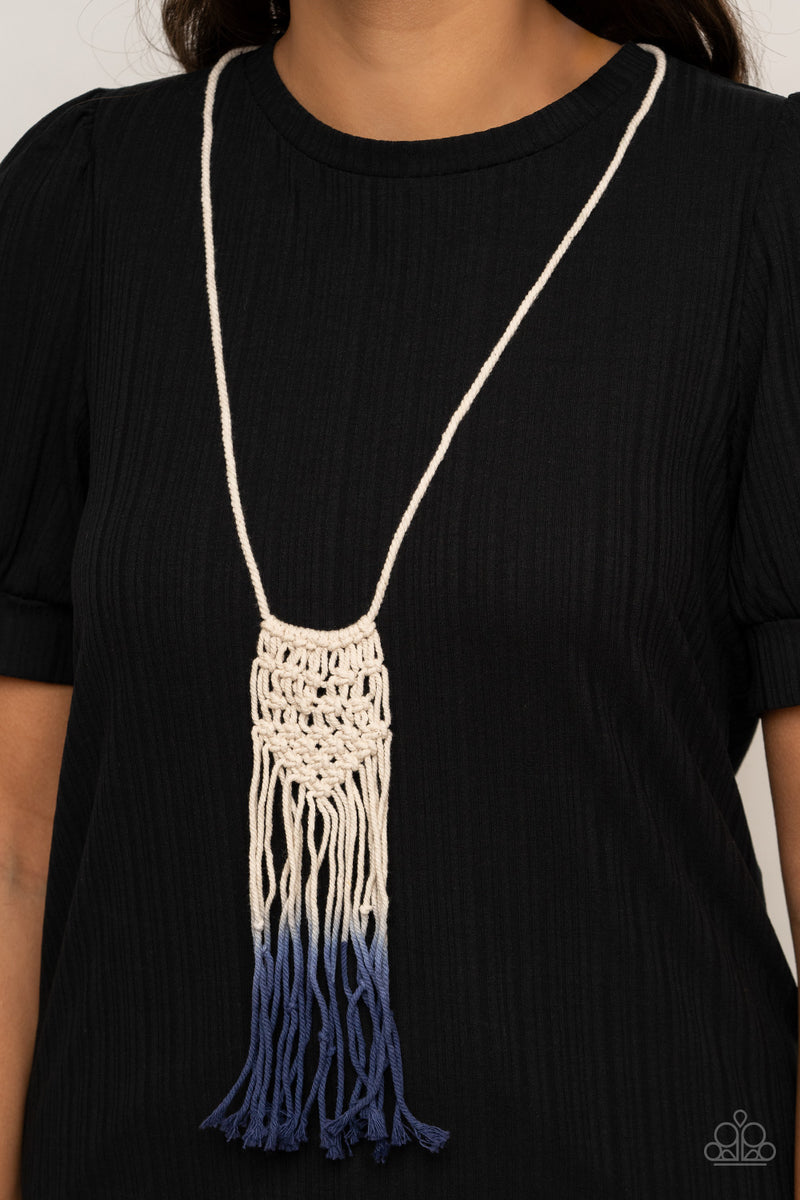 Surfin' The Net ~ Blue Necklace