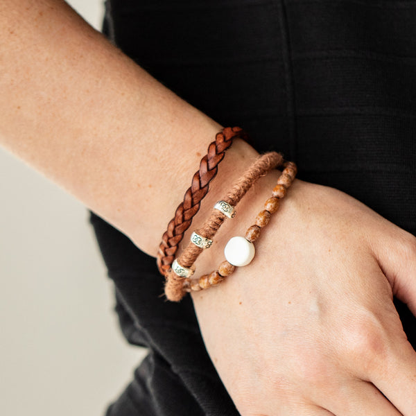 Terrarium Terrain ~ Brown Bracelet