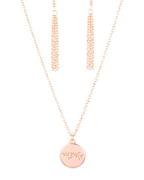 The Cool Mom ~ Rose Gold Necklace