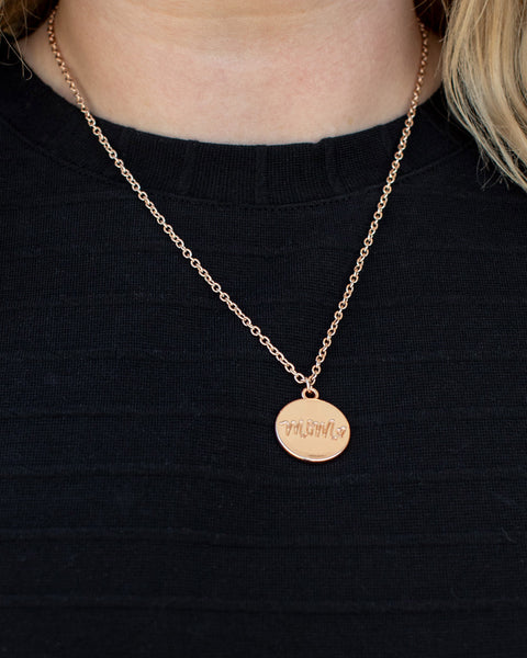 The Cool Mom ~ Rose Gold Necklace