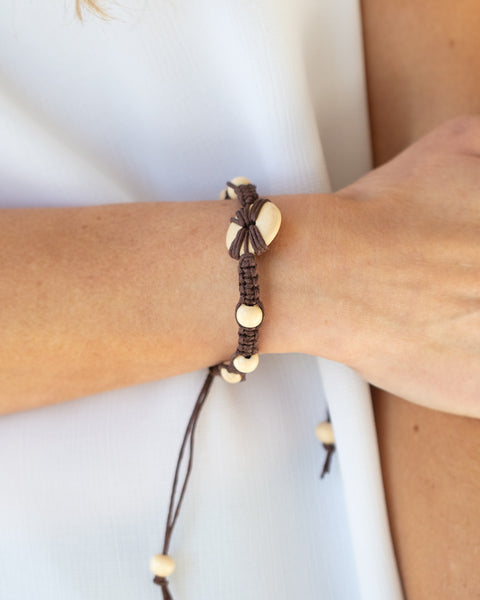 The Road Knot Taken ~ Brown Bracelet
