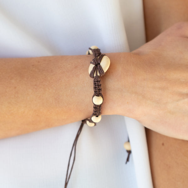 The Road Knot Taken ~ Brown Bracelet