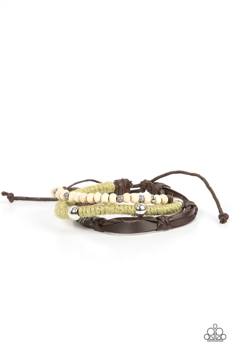 Timber Trail ~ Green Bracelet