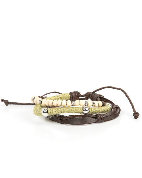 Timber Trail ~ Green Bracelet