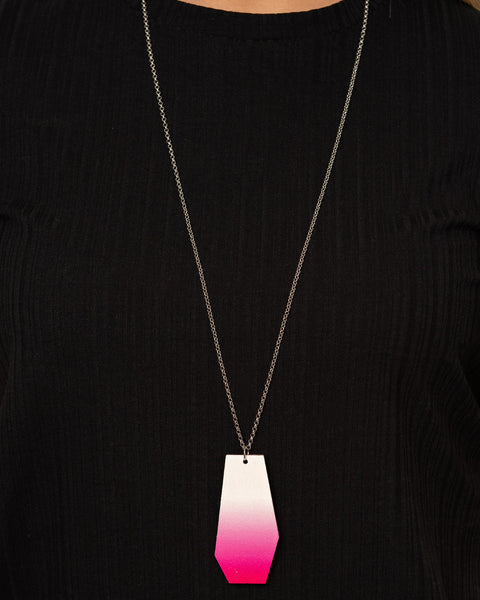 Watercolor Skies ~ Pink Necklace