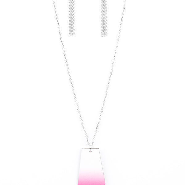 Watercolor Skies ~ Pink Necklace