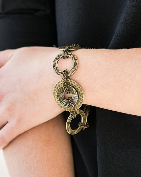 Way Wild ~ Brass Bracelet