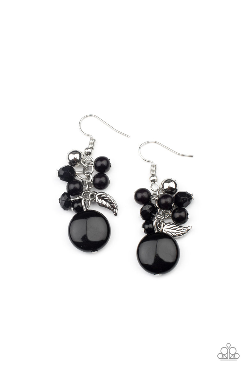 Whimsically Musical ~ Black Earrings