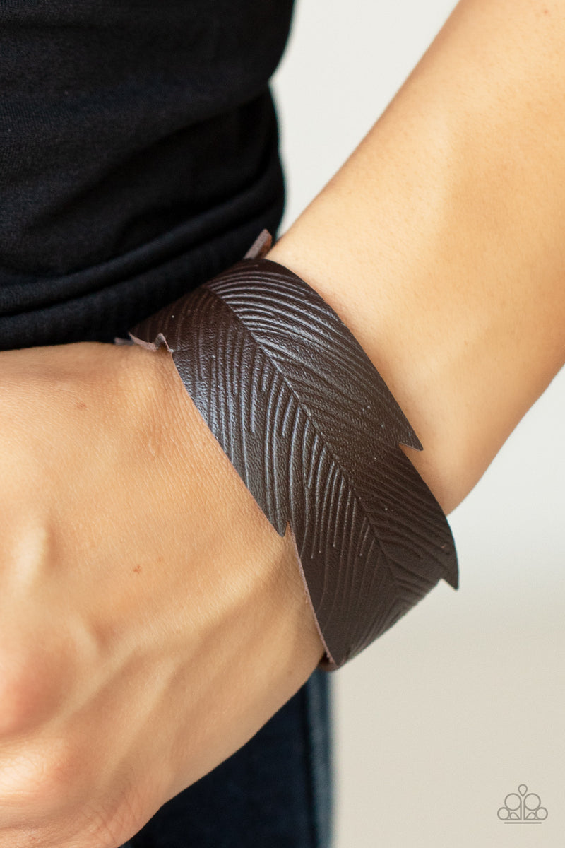 Whimsically Winging It ~ Brown Bracelet