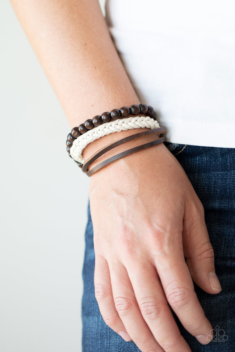 Wildly Wrangler ~ Brown Bracelet