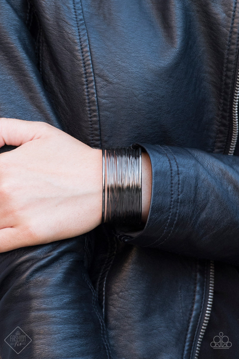 Wire Warrior ~ Black Bracelet